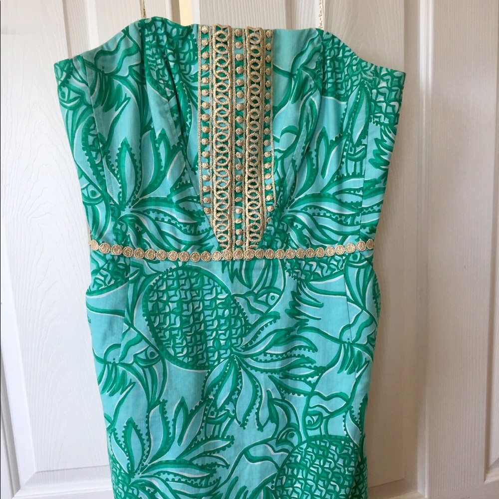 Lilly Pulitzer Strapless Dress